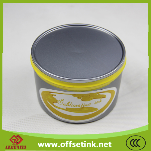 Fast drying ink!sublimation offset transfer in