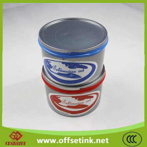 CMYK-4 color sublimation ink for offset printi