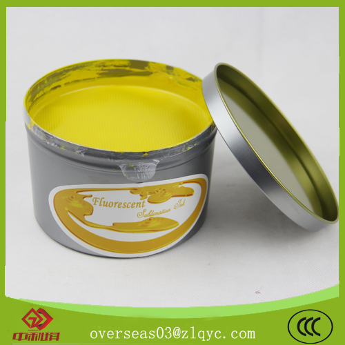 fluorescent sublimation transfer ink for litho