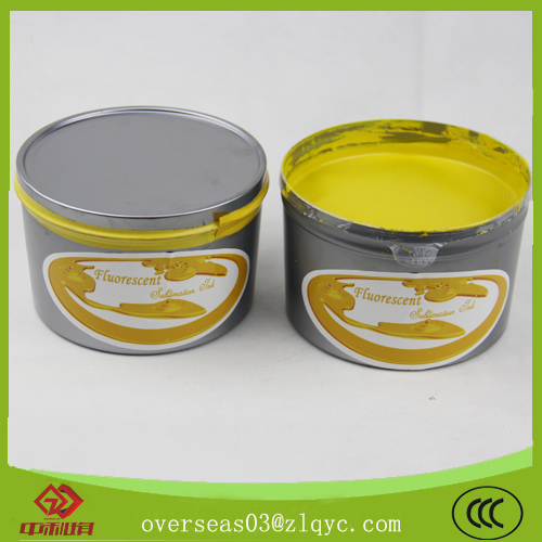 Fluorescent sublimation ink for offset (cmyk, 